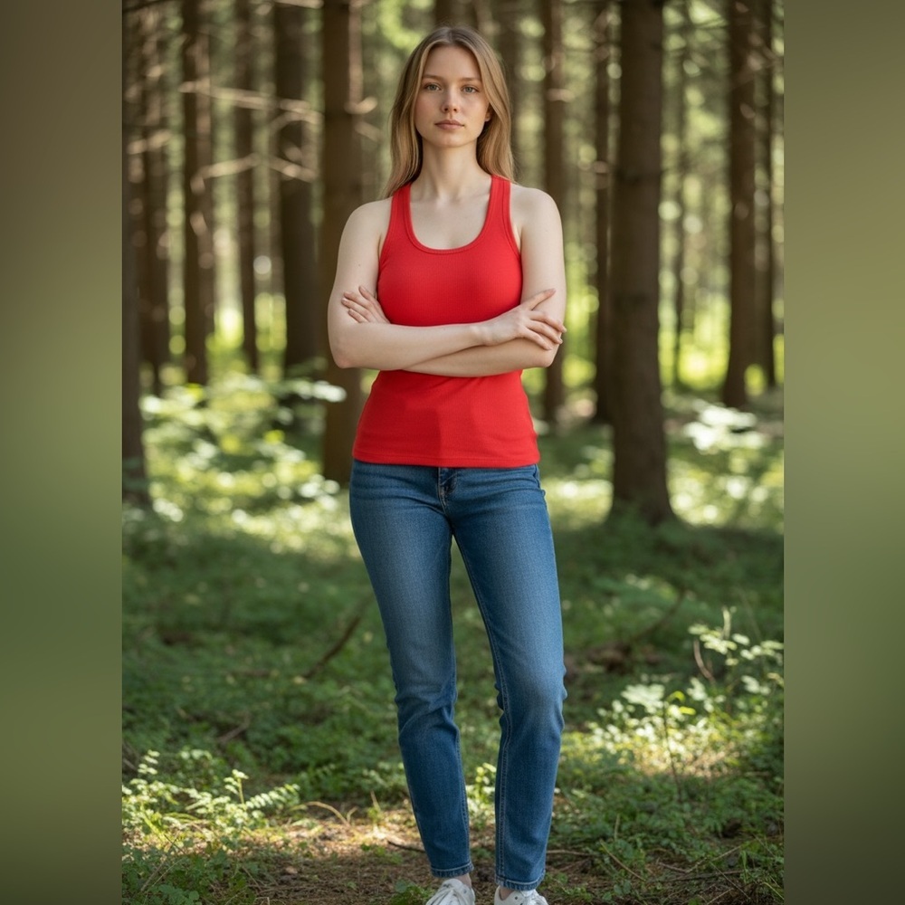 Energy Zone Red Hot Sleeveless Tank Top